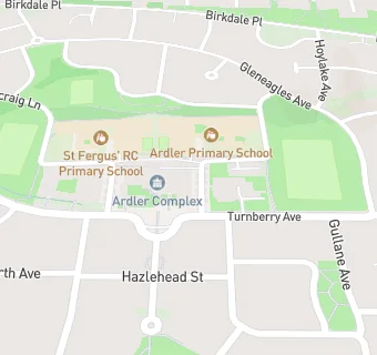 map for Ardler Primary School