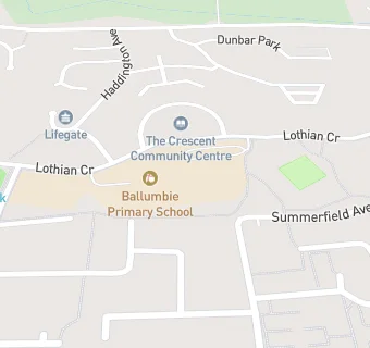 map for Ballumbie Primary School