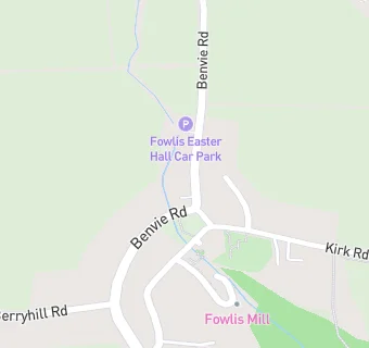 map for Fowlis Easter Hall Committee