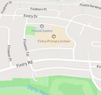 map for Fintry Primary School