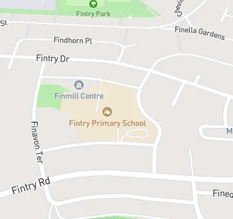 map for Fintry Primary School