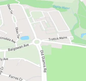 map for Mains Parish Church