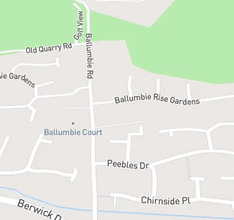 map for Ballumbie Court Care Home - HC-One