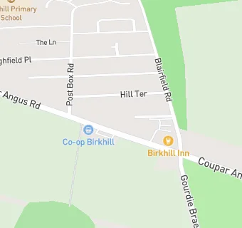 map for Birkhill Inn