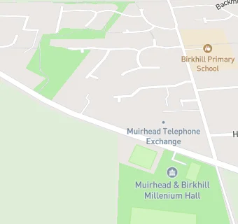 map for Birkhill Bowling Club.