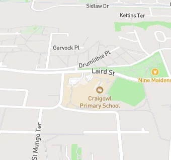 map for Craigowl Primary School