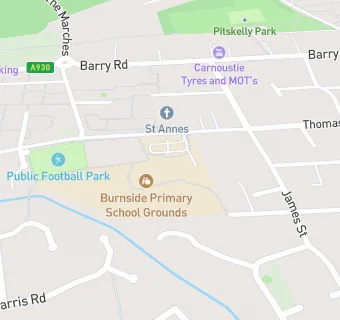 map for Burnside Primary School