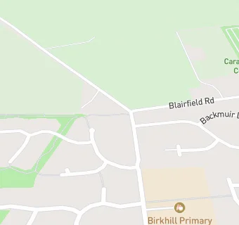 map for Birkhill Primary School