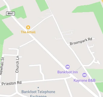 map for The Bankfoot Inn