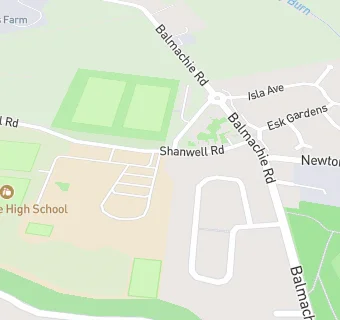 map for Carnoustie High School