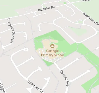 map for Carlogie Primary School