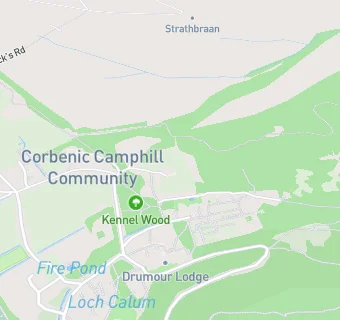 map for Corbenic Community