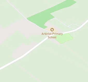 map for Arbirlot Primary School Nursery