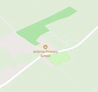 map for Arbirlot Primary School