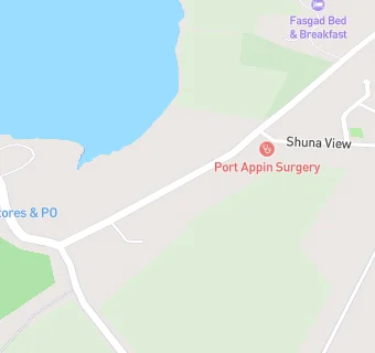 map for Port Appin Surgery