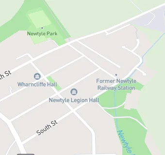 map for Newtyle Legion Hall