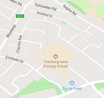 map for Timmergreens Primary School