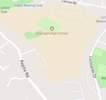 map for Arbroath High School