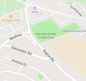 map for Arbroath United Cricket Club