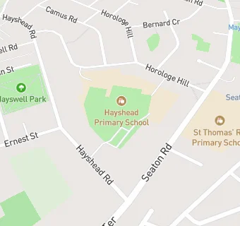 map for Hayshead Playgroup