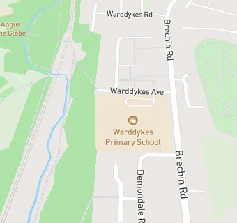 map for Warddykes Primary School