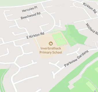 map for Inverbrothock Primary School