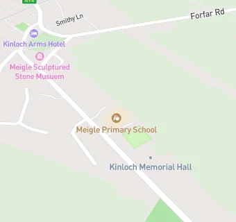 map for Meigle Primary School