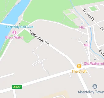 map for Aberfeldy Golf Club