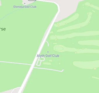 map for Alyth Golf Club