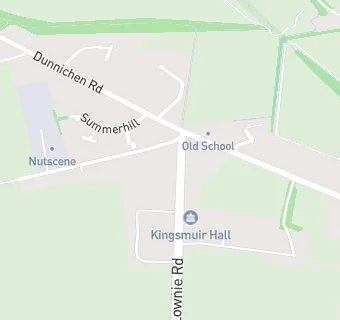 map for Kingsmuir Village Hall