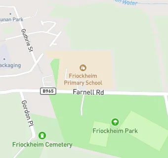 map for Friockheim Primary School Nursery