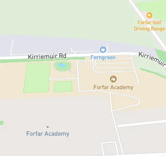 map for Forfar Community Campus