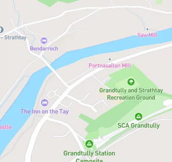 map for The Grandtully Hotel