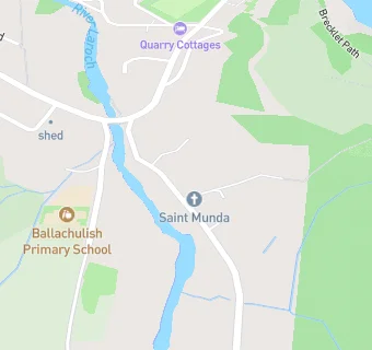 map for St Munda's Manse B&B