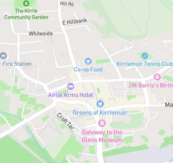 map for Lloyds Pharmacy (Kirriemuir)