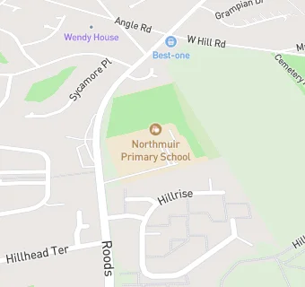 map for Northmuir Primary School