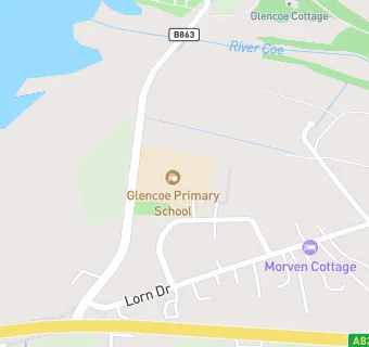 map for Glencoe Dental Centre