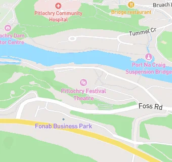 map for Pitlochry Festival Theatre