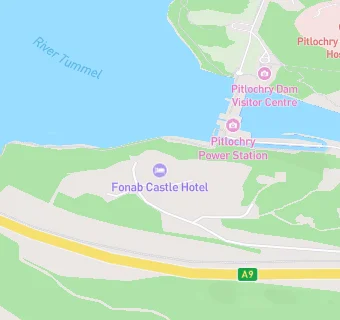 map for Fonab Castle Hotel