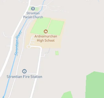 map for Strontian Primary School