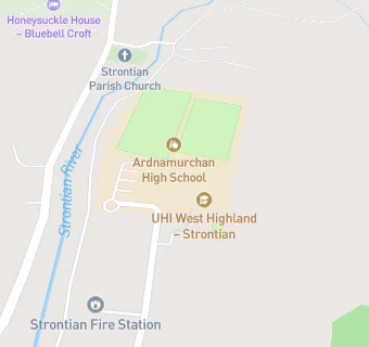 map for Ardnamurchan High School