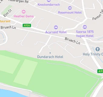 map for Dundarach Hotel