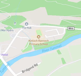 map for Kinloch Rannoch Primary School