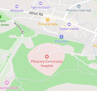 map for The Atholl Medical Centre