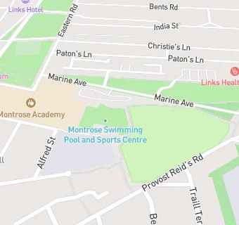 map for Montrose Sports Centre Cafe