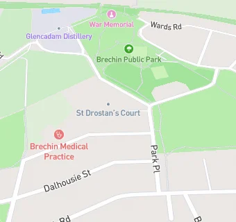 map for Brechin Health Centre