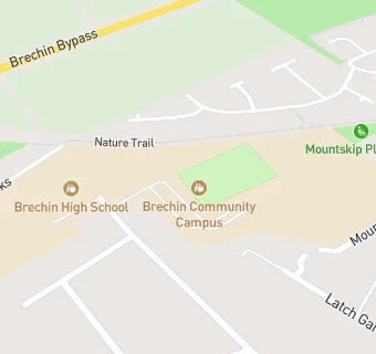 map for Brechin Community Campus