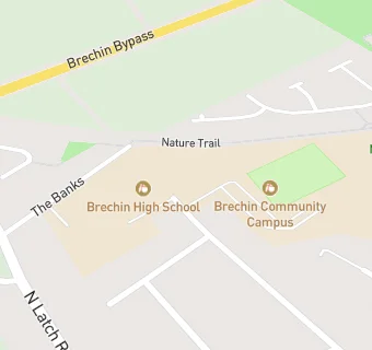 map for Brechin High School