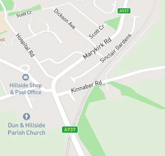 map for Hillside Hotel