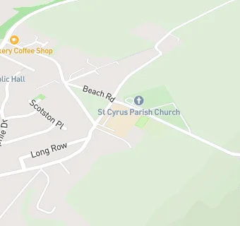 map for St Cyrus School